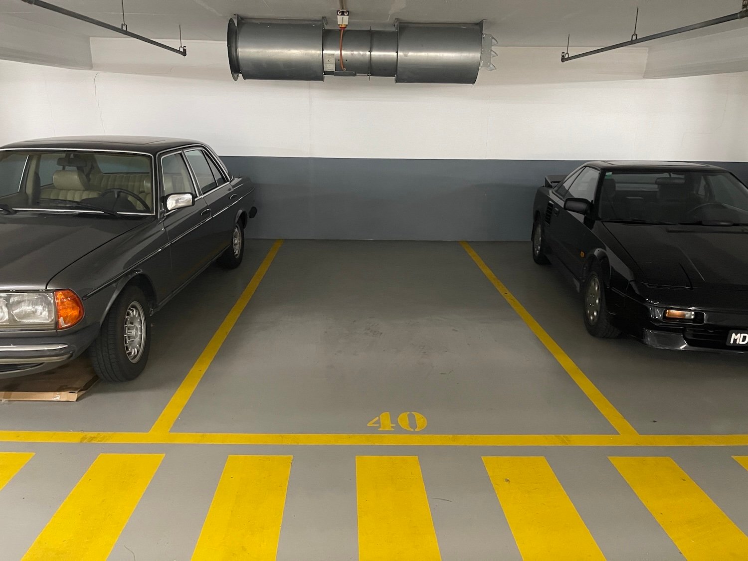 A parking bay