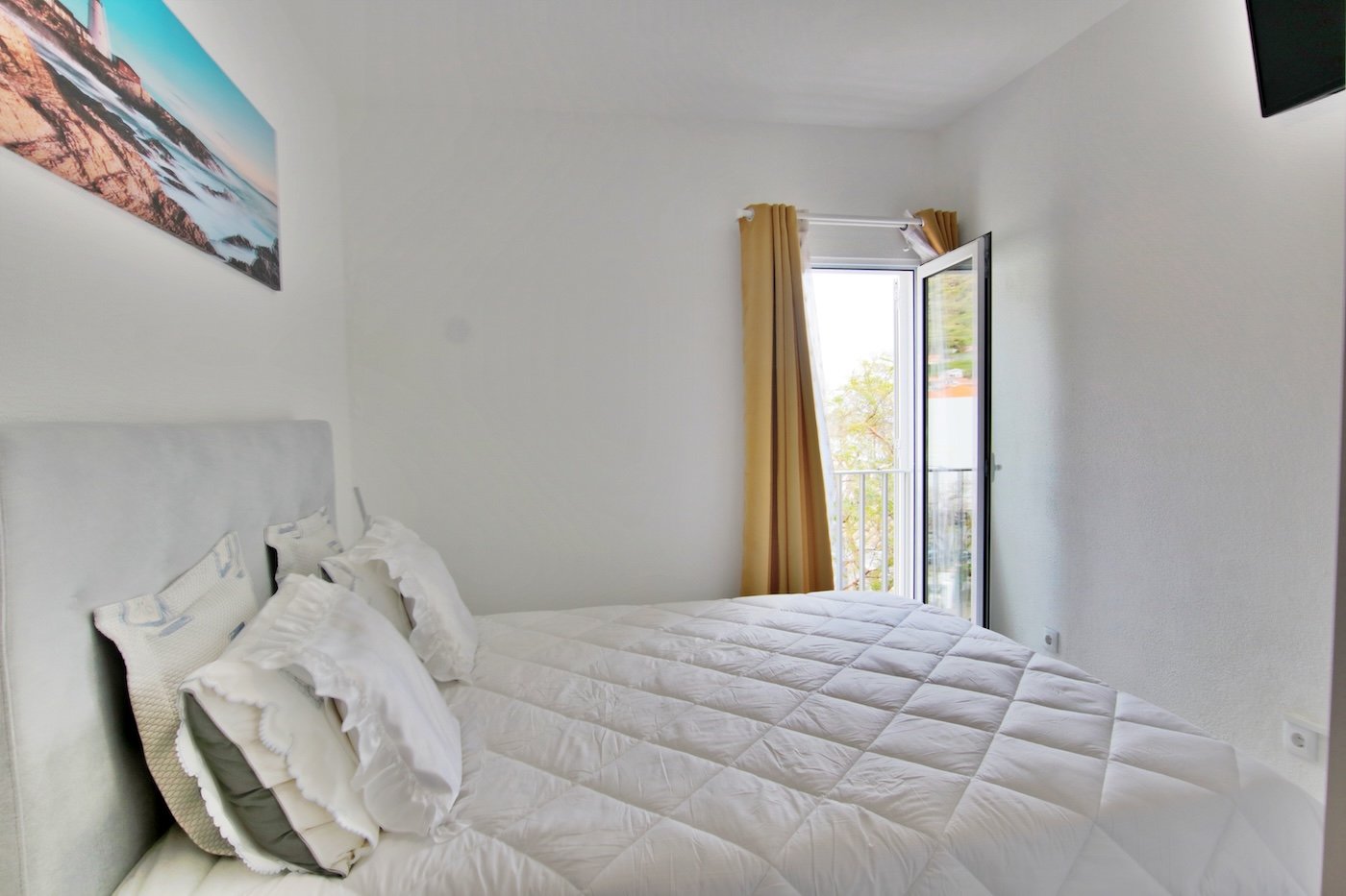 Bedroom with double bed and window