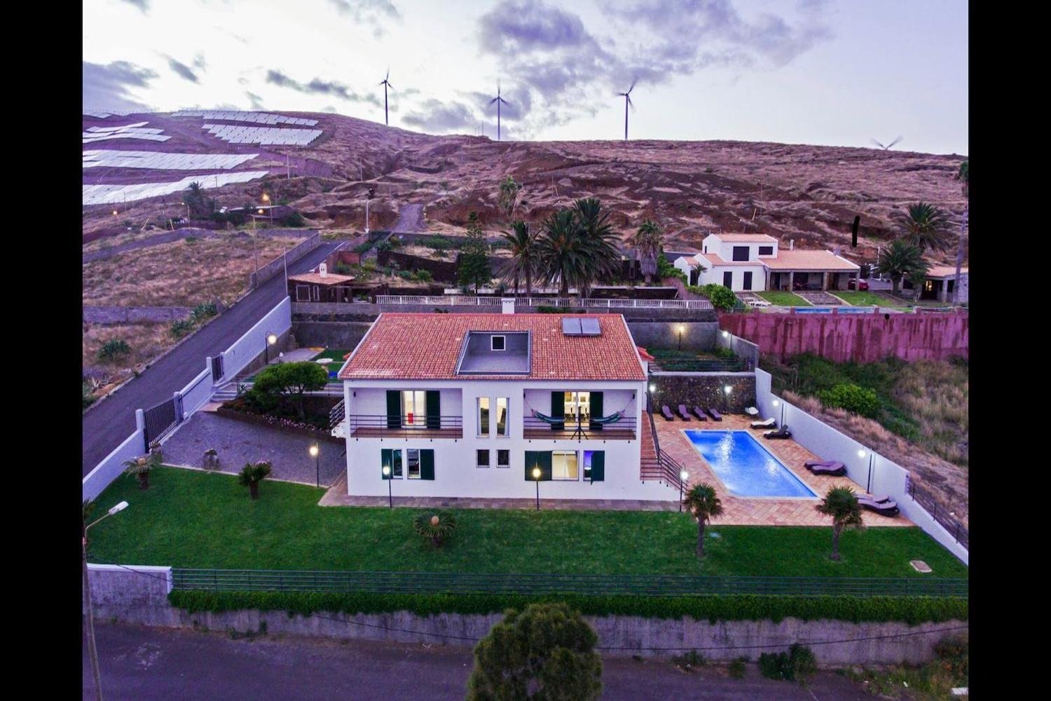 Birds-eye view of the Property