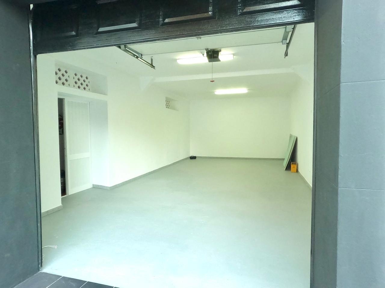 Interior of the garage