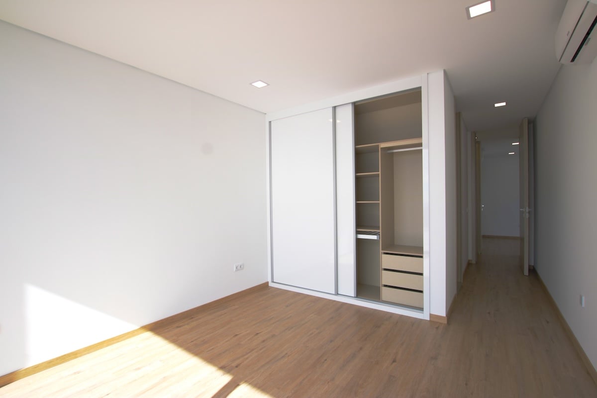 Bedroom with closet