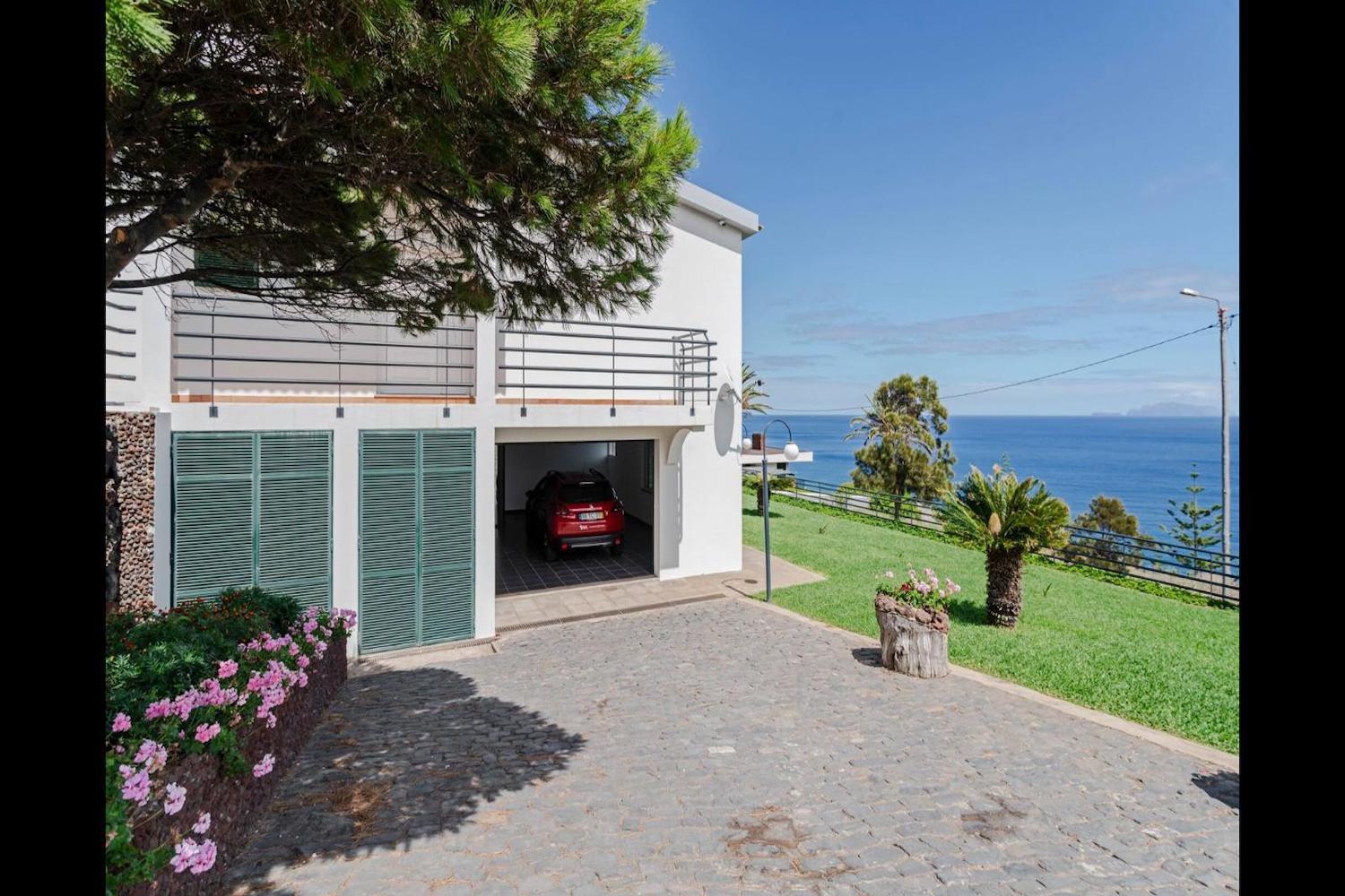 Driveway and garage